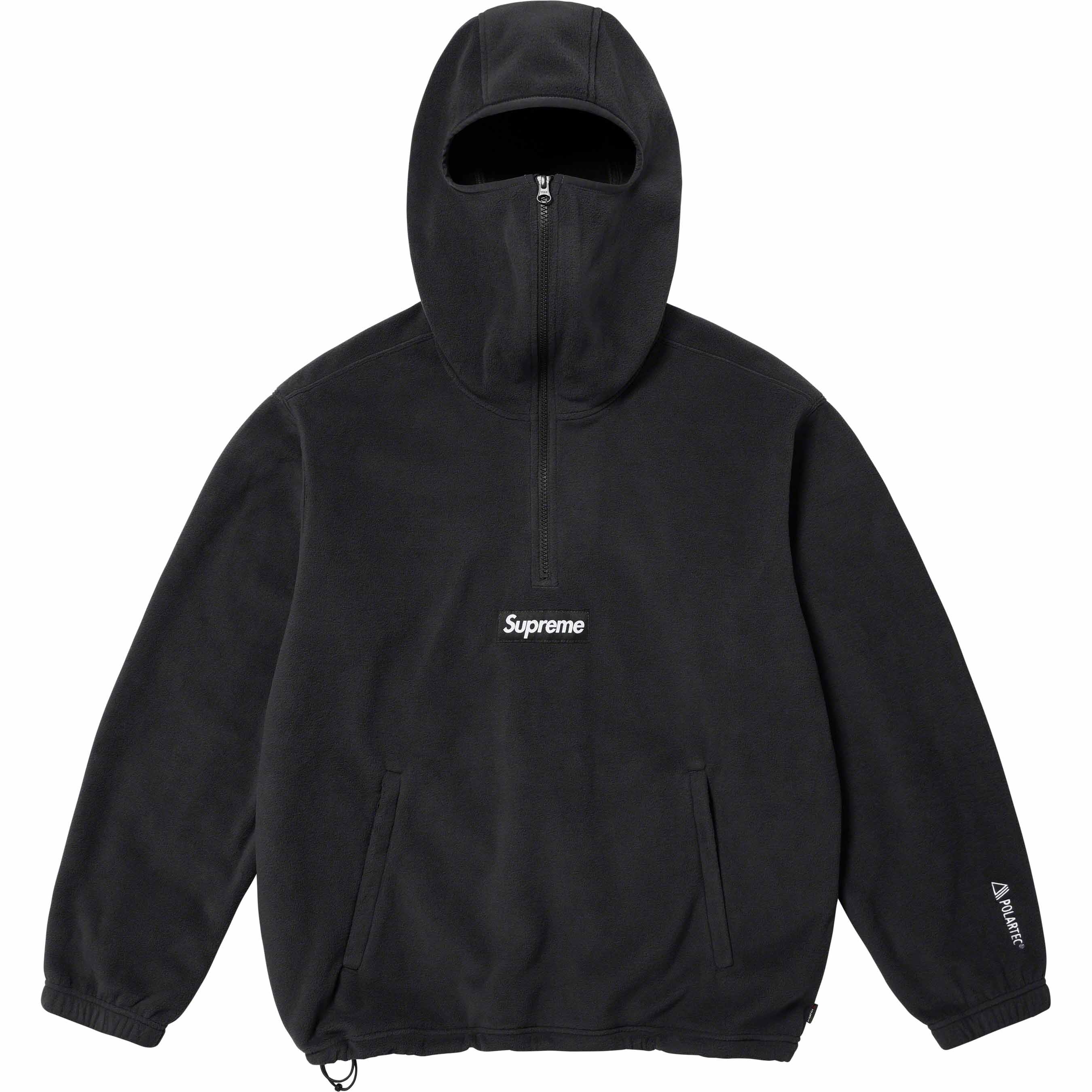 Polartec® Facemask Half Zip Hooded Sweatshirt view 8